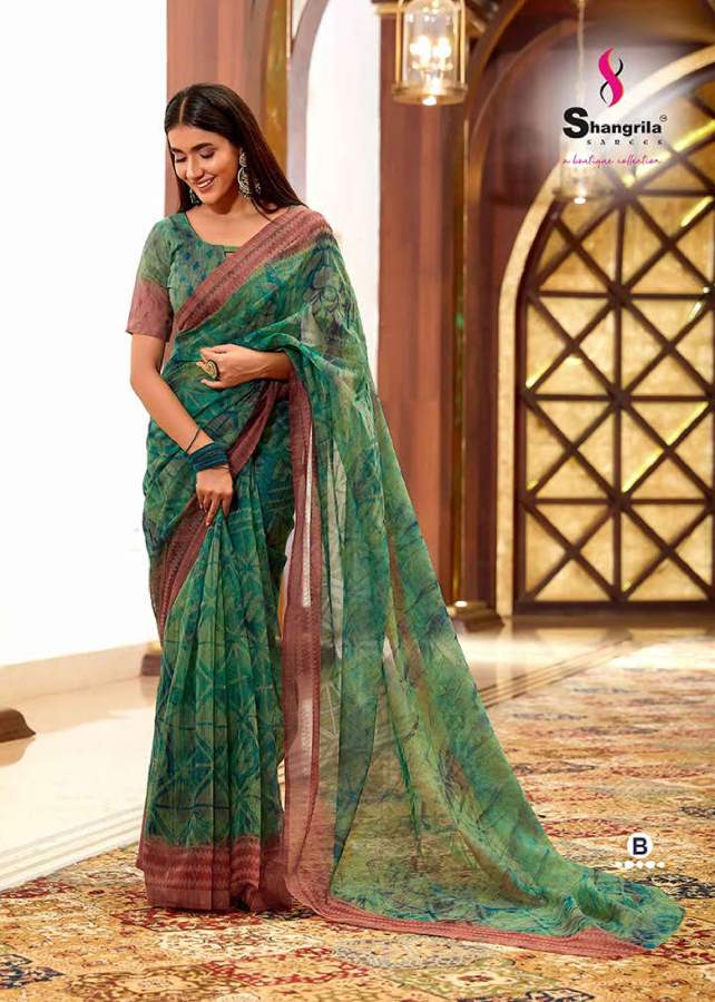 Shangrila Rewaa Brasso 2 Fancy Party Wear Latest Saree Collection